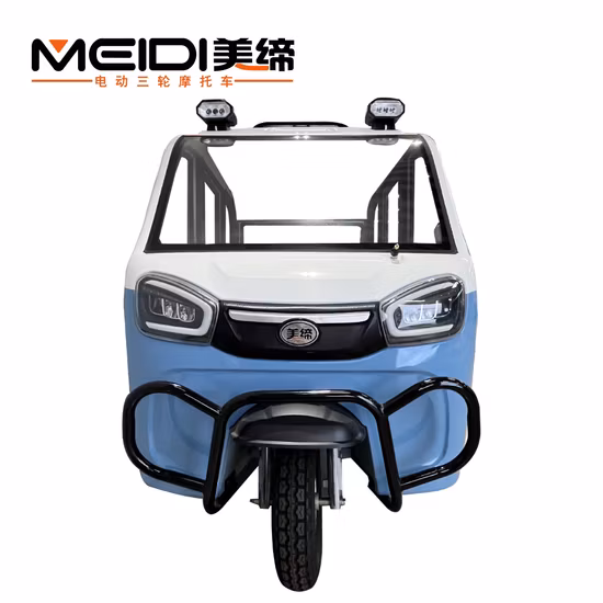 Electric Tricycle 1200W 1500W 1800W Solar Auto Closed Tricycle