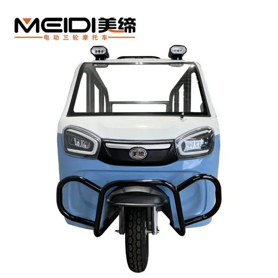 Electric Tricycle 1200W 1500W 1800W Solar Auto Closed Tricycle