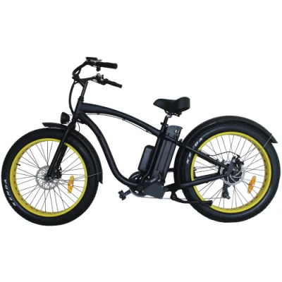 750 W 4,5 Polegadas Pneu Gordo de Alta Velocidade Bicicleta de Montanha Elétrica Homem Barato Praia Cruiser Bicicleta