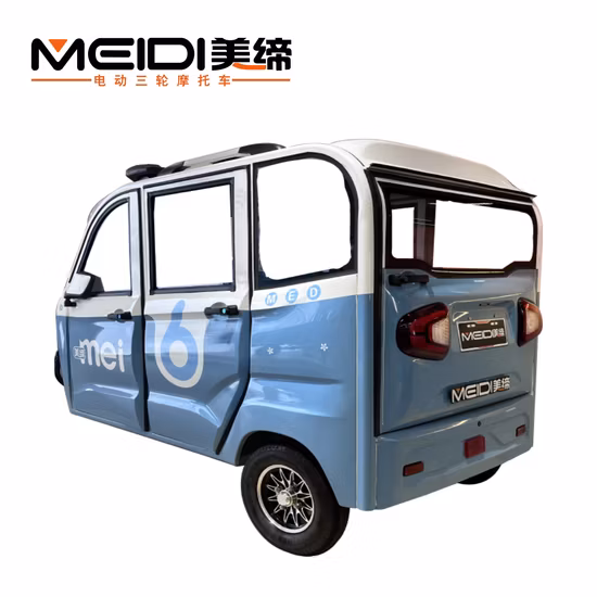 Triciclo elétrico 1200W 1500W 1800W Triciclo fechado automático solar