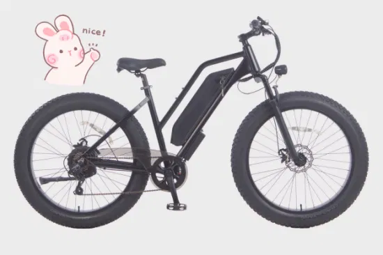 48V 500W Adulto Duas Rodas 26 Polegada 7 Velocidades Bicicleta Elétrica Bicicleta Ciclomotor Suspensão Dianteira Elétrica Bicicleta Elétrica Fat Bike